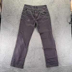 Marc Ecko Jeans Mens 32x32 Gray Cotton Denim Straight Button-Fly Workwear Travel